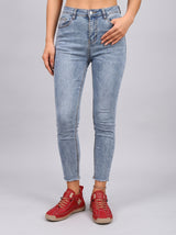 Women's Lace-Up Sneakers with Ankle Strap and Stitched Sole
