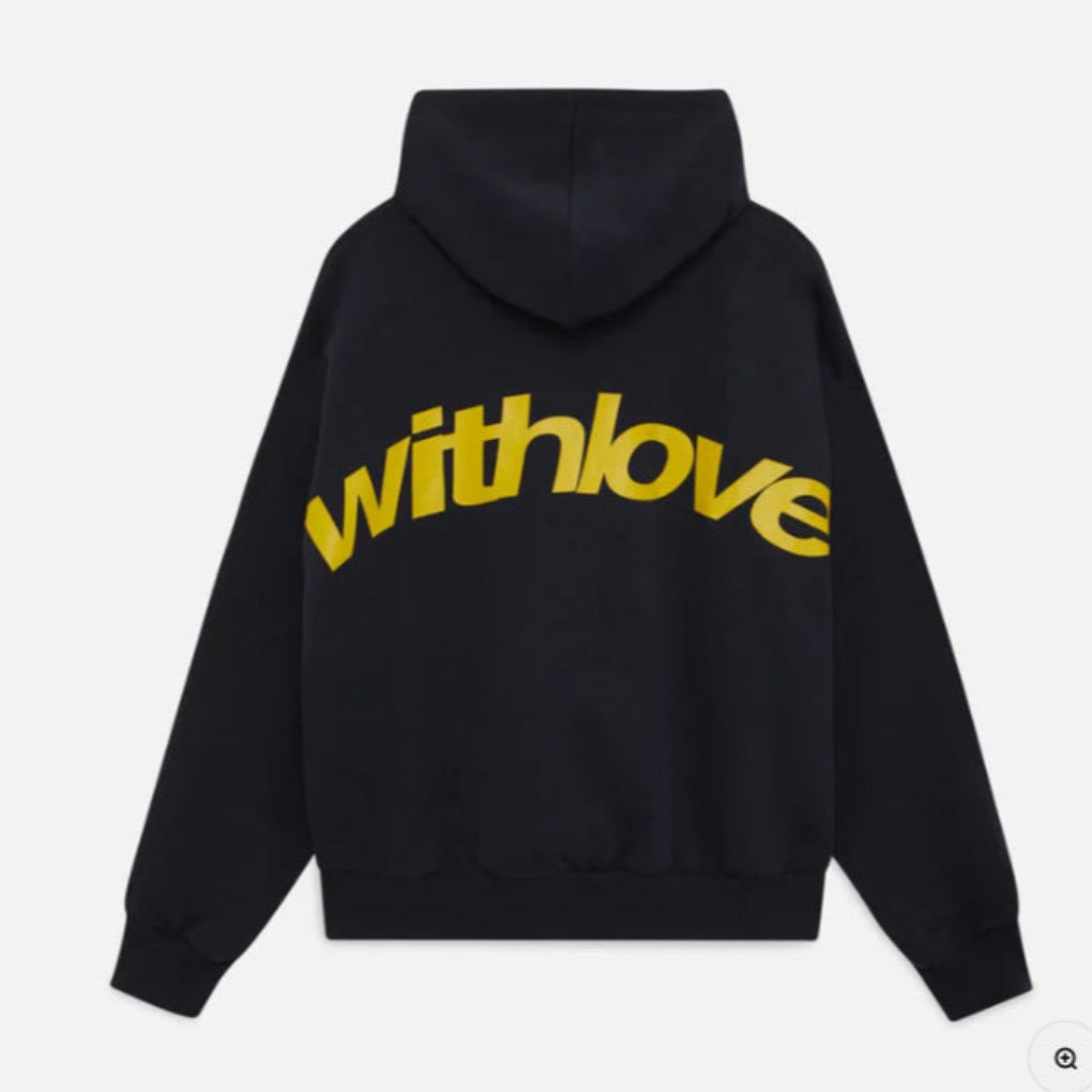 Women's Oversized Hoodie with Hood and Graphic Back Print