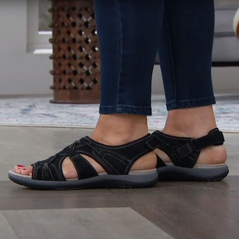 Women's Sandals with Arch Support and Adjustable Straps