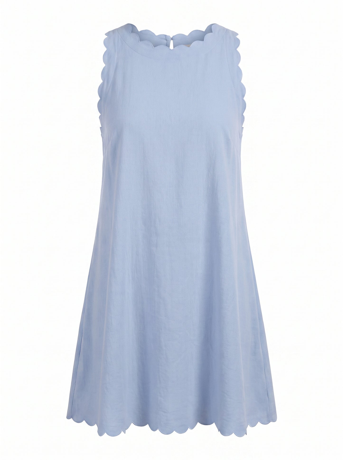 Women's Sleeveless Mini Dress with A-Line Silhouette