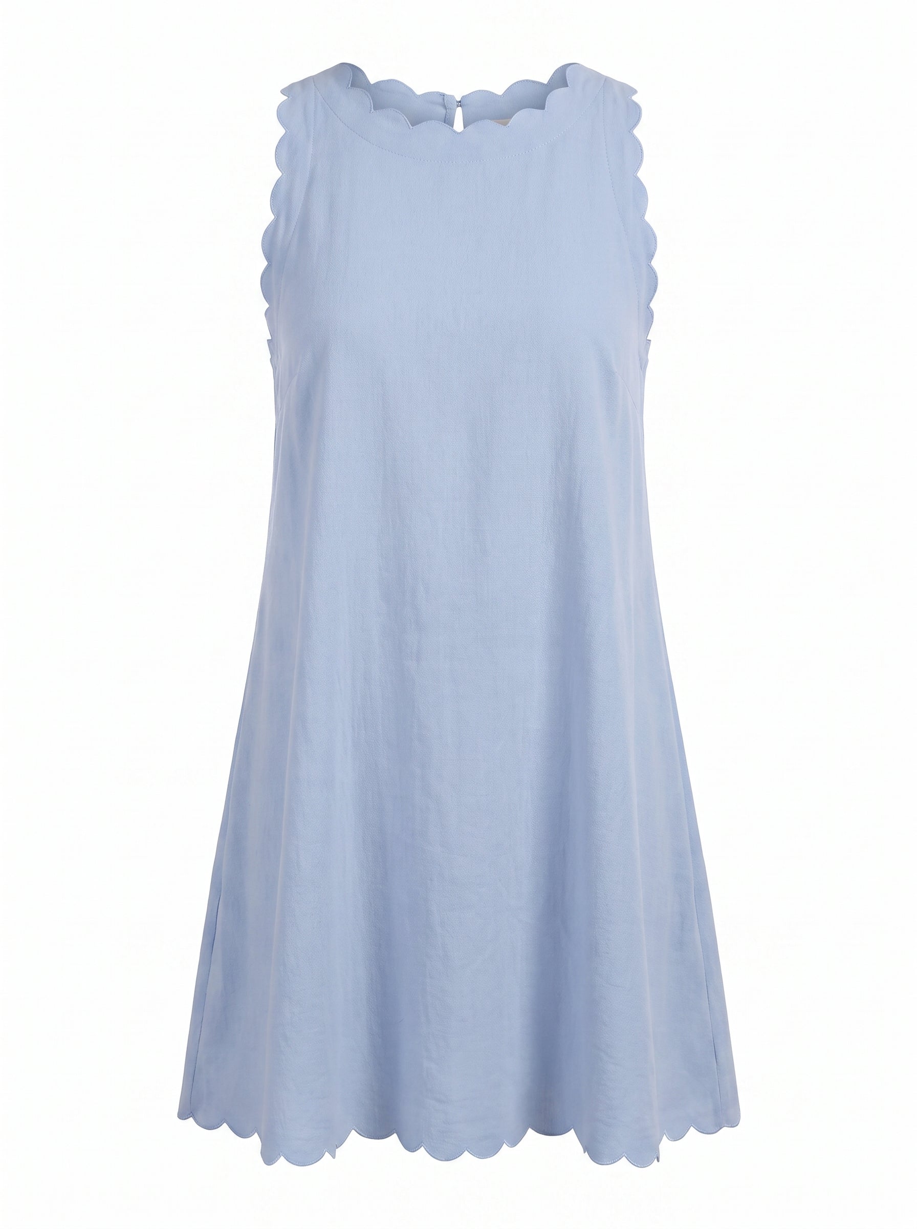 Women's Sleeveless Mini Dress with A-Line Silhouette