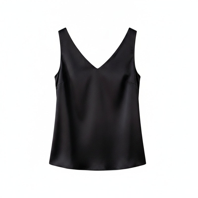 Women's Sleeveless Tank Top with V-Neck