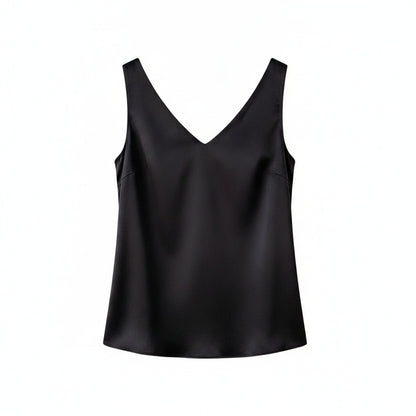 Women's Sleeveless Tank Top with V-Neck