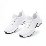 Women's Sneakers with Air Cushion Sole and Lace-Up Closure