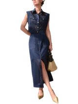Women's Two-Piece Set with Openwork Diamond Pattern
