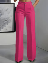 Women's Wide-Leg Dress Pants with High Waist